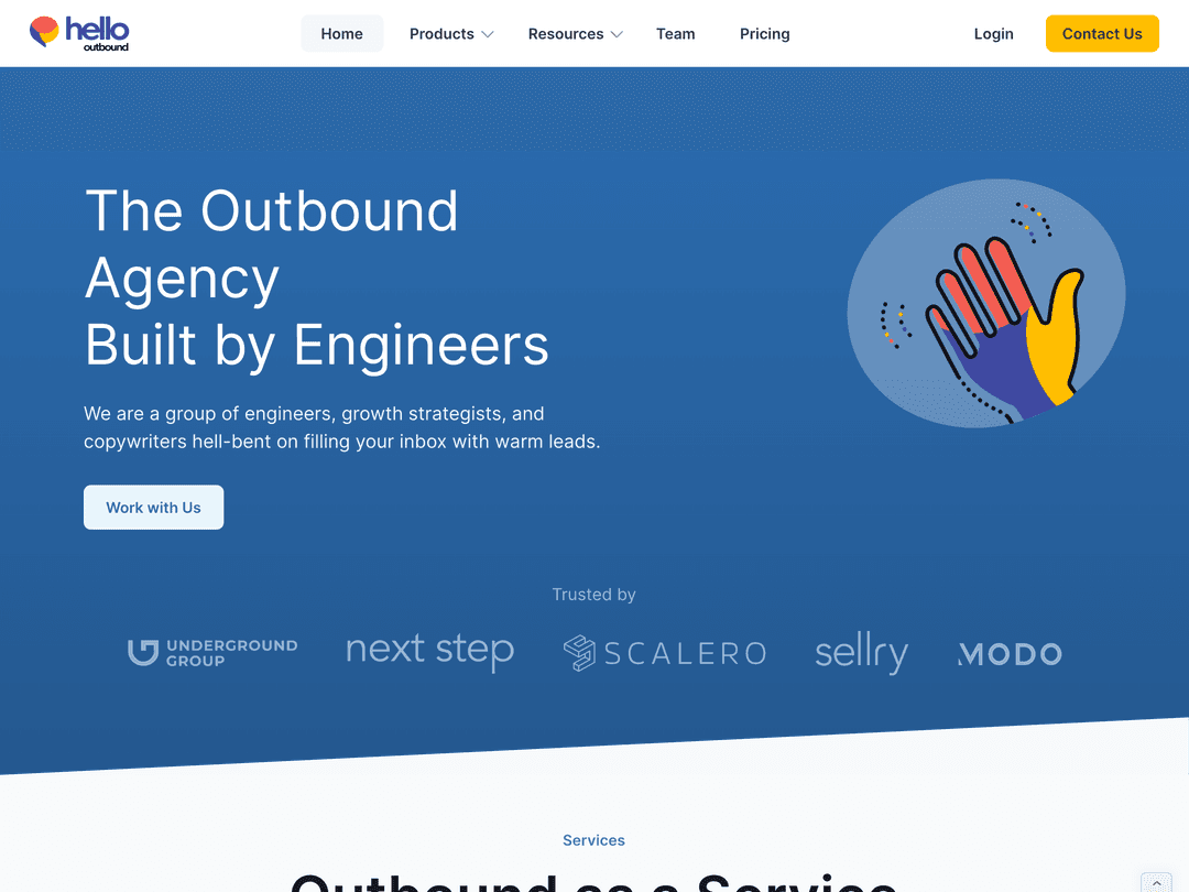 Hello Outbound screenshot